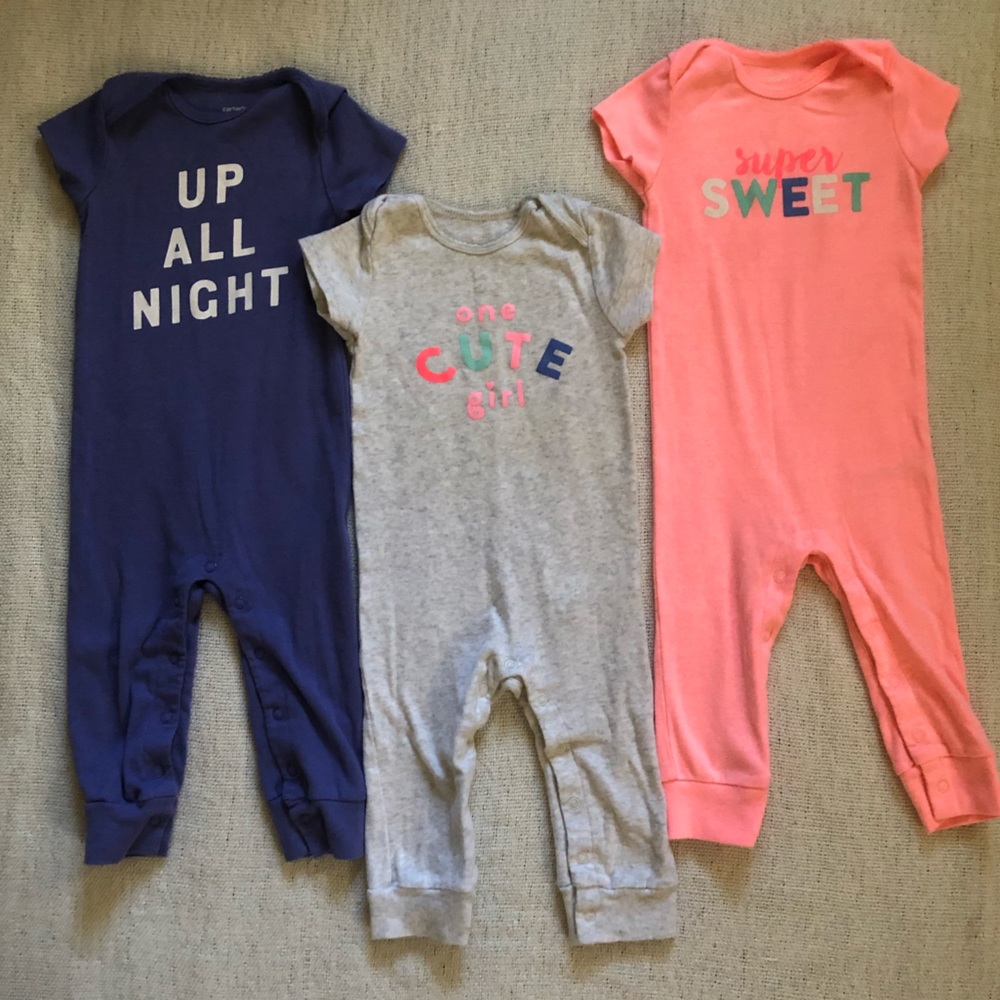Carters Three piece set pajamas